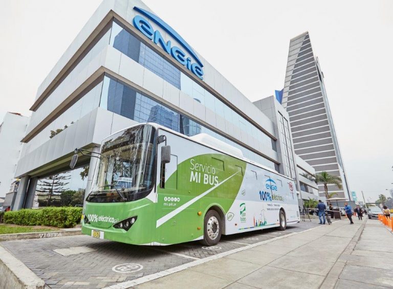 ENGIE pone en circulación primer bus eléctrico en Lima