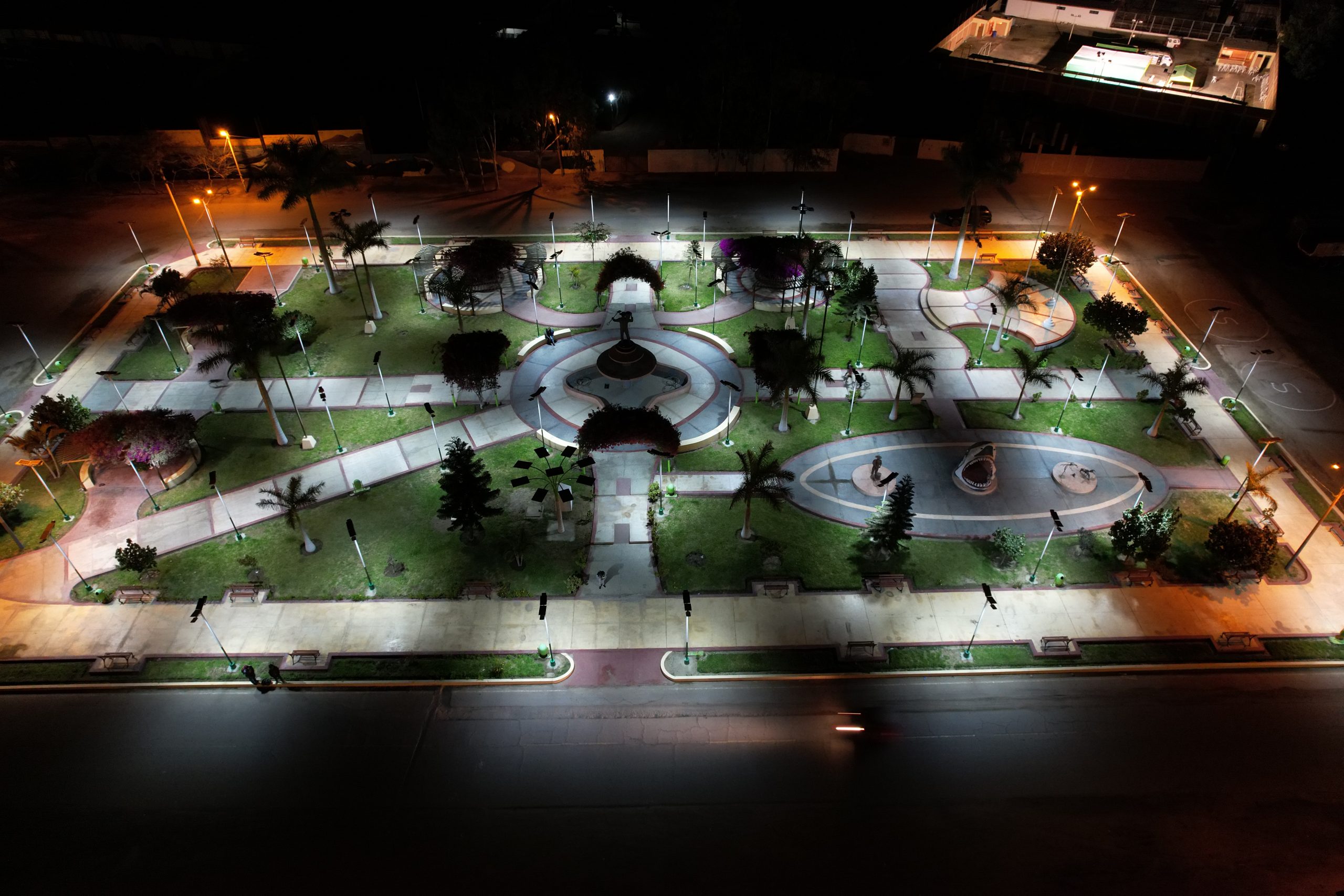 ENGIE illuminates Ocucaje’s Central Square with renewable energy