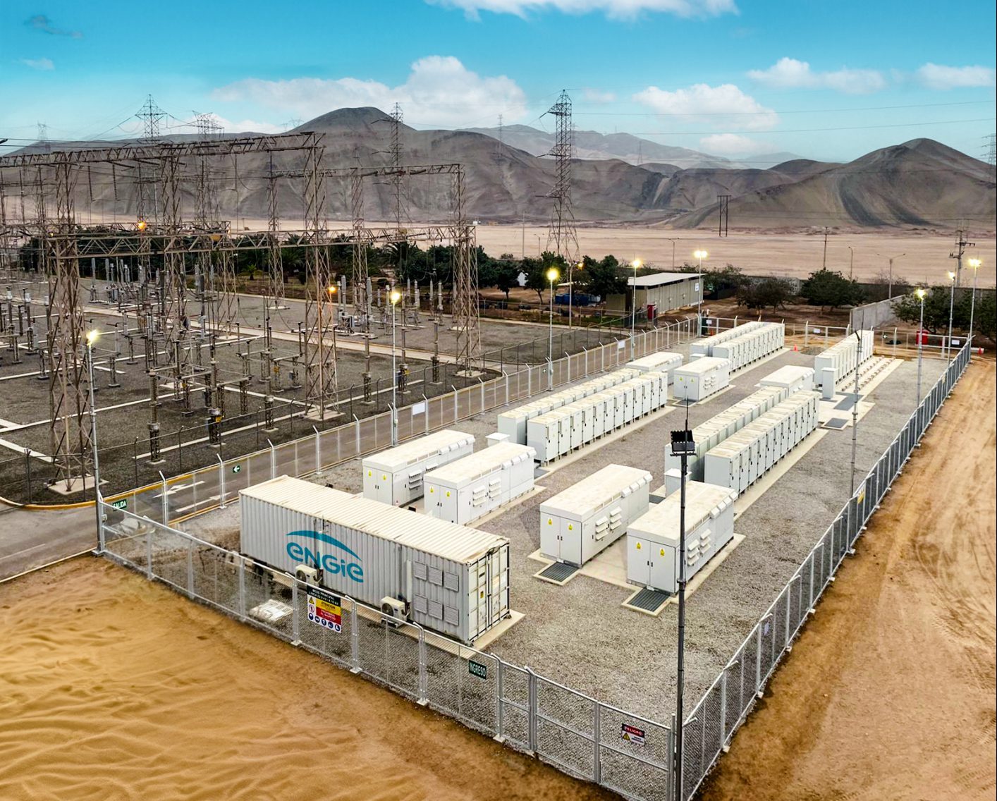 ENGIE construye el mayor Sistema de Almacenamiento de Energía con Baterías en Perú